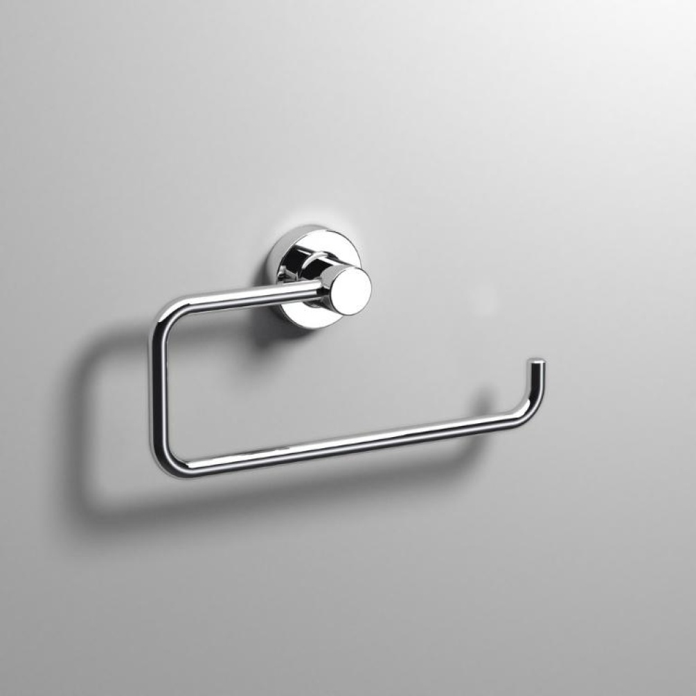 Close up product image of the Origins Living Tecno Project Chrome Open Towel Ring